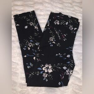 White House Black Market Floral Ankle Pants